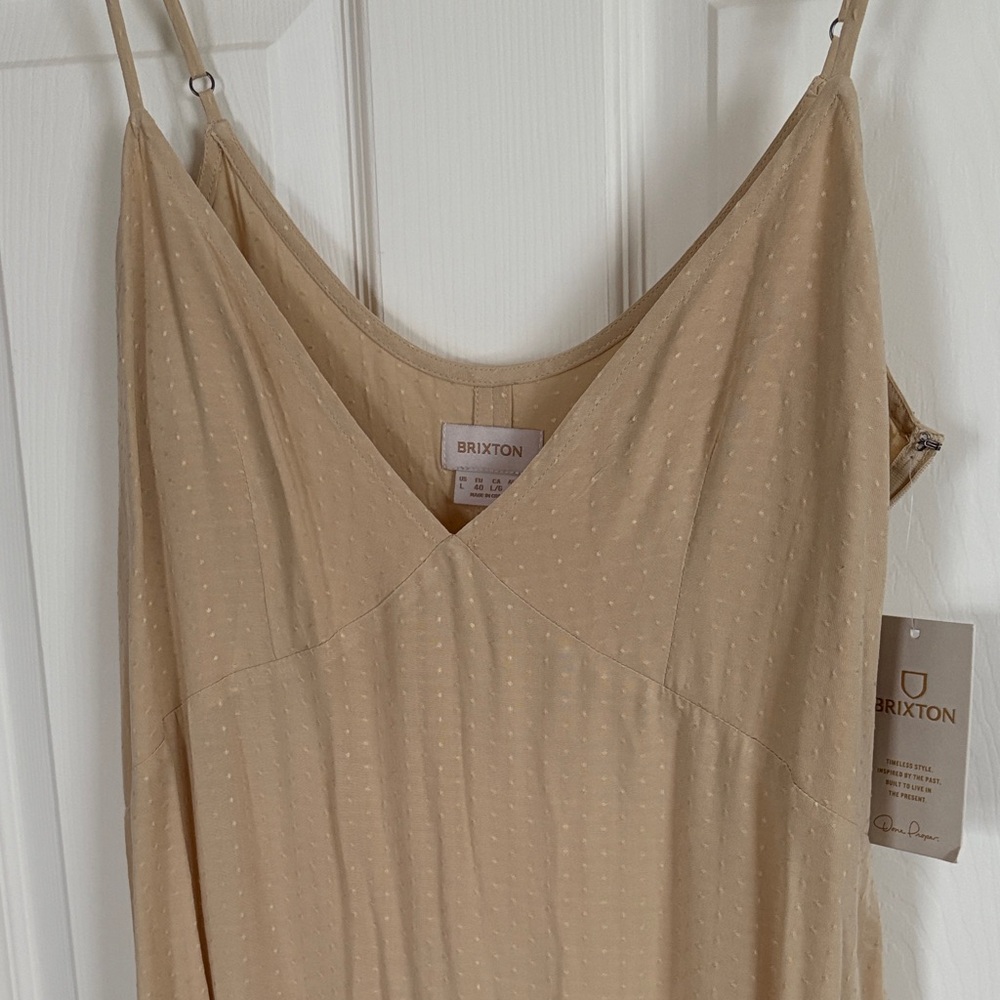 Brixton Beige Slip Midi Dress - Picture 5 of 6